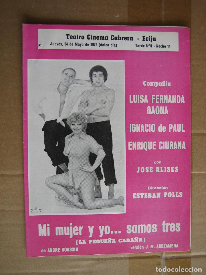 Carteles espect&aacute;culos: Antiguo programa teatro y variedades - Foto 1