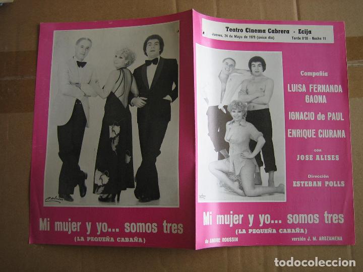 Carteles espect&aacute;culos: Antiguo programa teatro y variedades - Foto 2