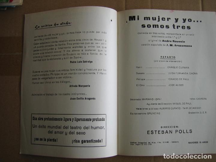 Carteles espect&aacute;culos: Antiguo programa teatro y variedades - Foto 3