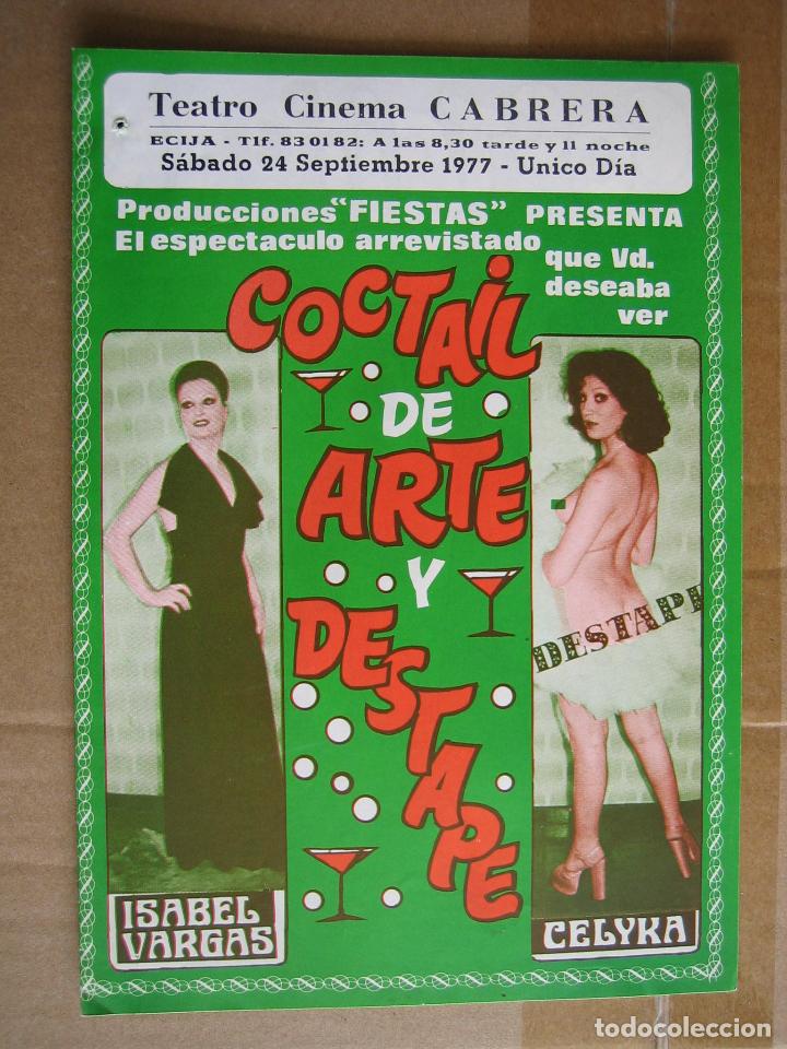 Carteles espect&aacute;culos: Antiguo programa teatro y variedades - Foto 1