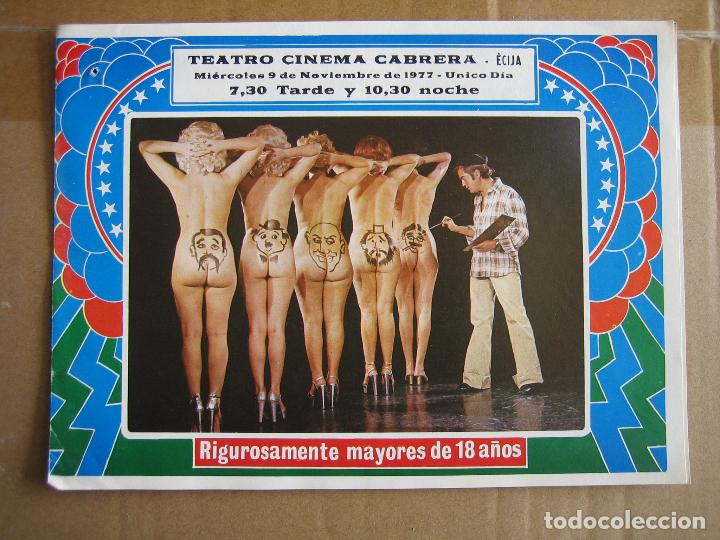 Carteles espect&aacute;culos: Antiguo programa teatro y variedades - Foto 1