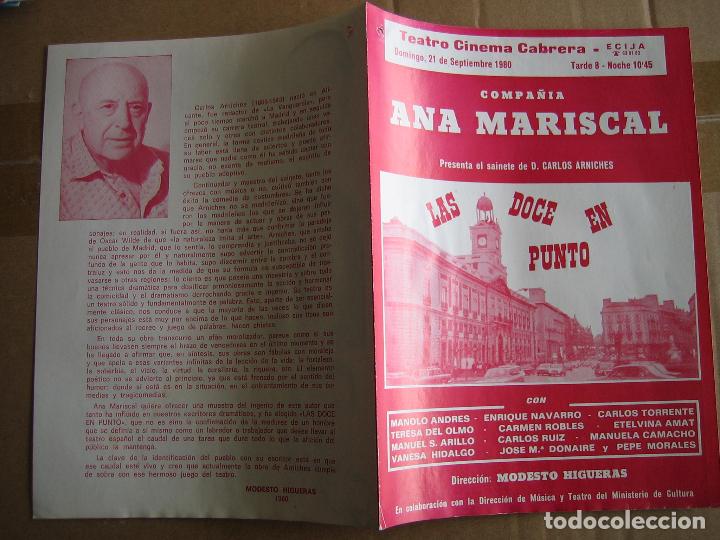 Carteles espect&aacute;culos: Antiguo programa teatro y variedades - Foto 3