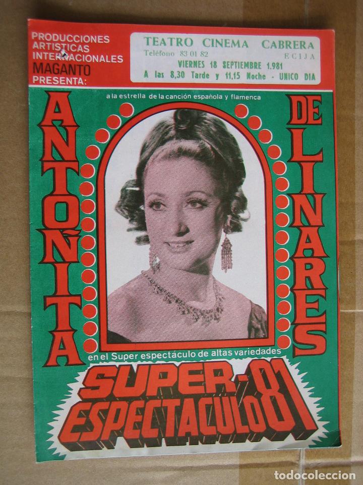 Carteles espect&aacute;culos: Antiguo programa teatro y variedades - Foto 1