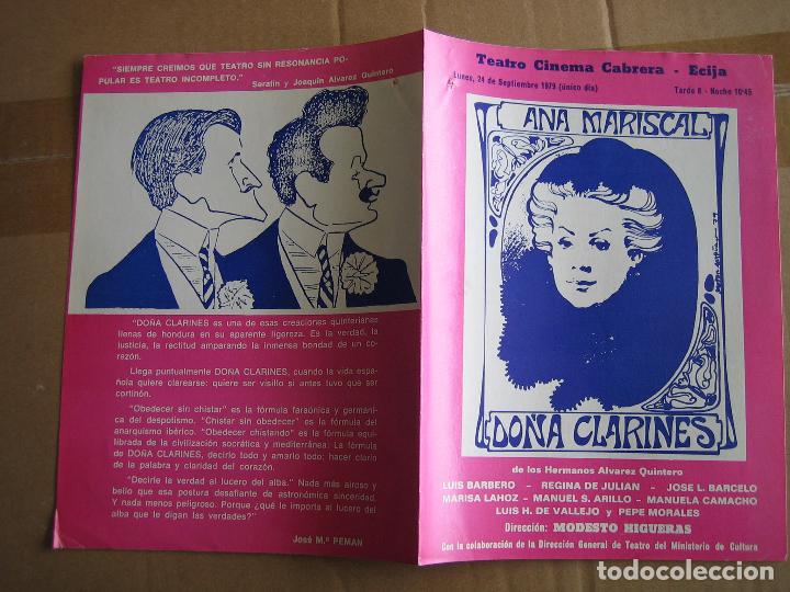 Carteles espect&aacute;culos: Antiguo programa de teatro de variedades - Foto 3