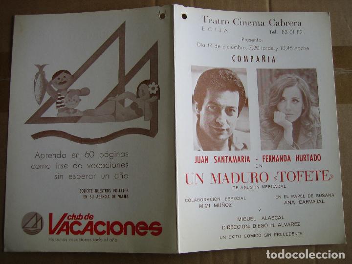 Carteles espect&aacute;culos: Antiguo programa de teatro de variedades - Foto 3