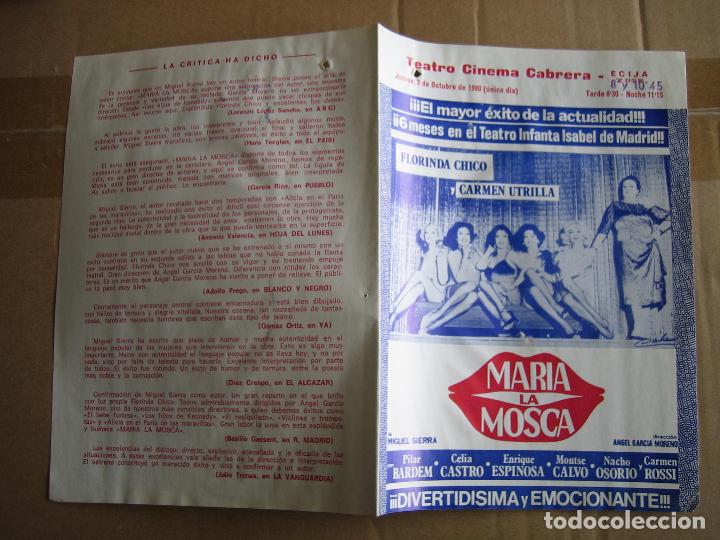 Carteles espect&aacute;culos: Antiguo programa de teatro de variedades - Foto 3
