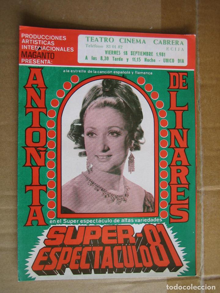 Carteles espect&aacute;culos: Antiguo programa de teatro de variedades - Foto 1