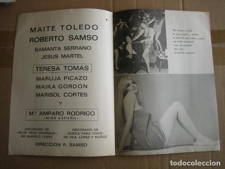 Carteles espect&aacute;culos: Antiguo programa de teatro de variedades - Foto 2
