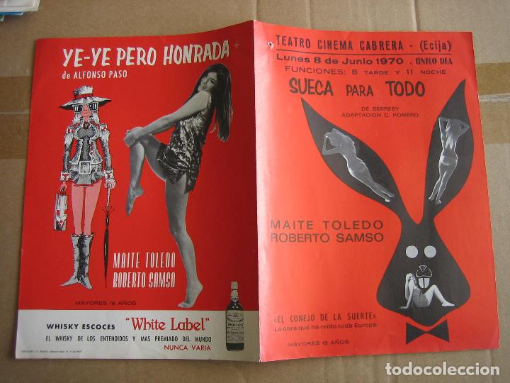 Carteles espect&aacute;culos: Antiguo programa de teatro de variedades - Foto 3