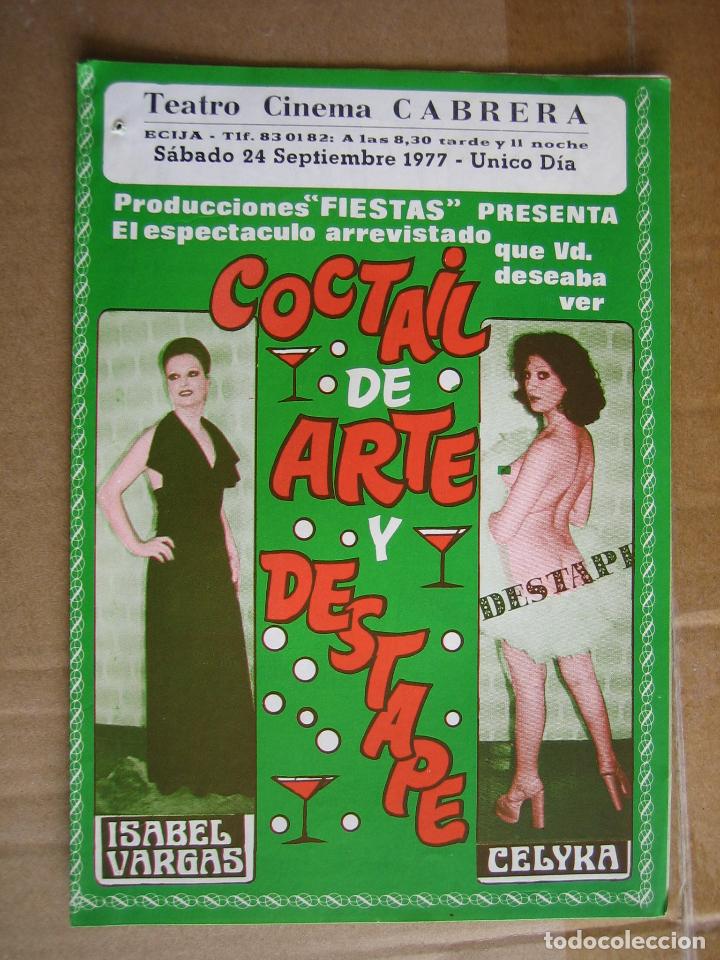 Carteles espect&aacute;culos: Antiguo programa de teatro de variedades - Foto 1