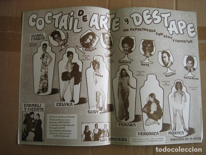 Carteles espect&aacute;culos: Antiguo programa de teatro de variedades - Foto 2