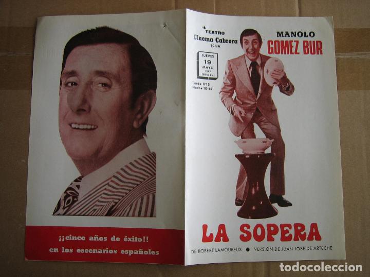 Carteles espect&aacute;culos: Antiguo programa de teatro de variedades - Foto 2