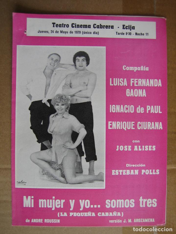 Carteles espect&aacute;culos: Antiguo programa de teatro de variedades - Foto 1