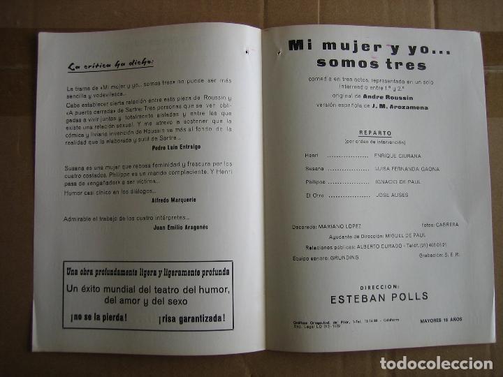 Carteles espect&aacute;culos: Antiguo programa de teatro de variedades - Foto 2