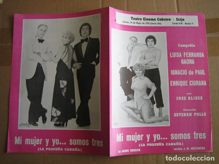 Carteles espect&aacute;culos: Antiguo programa de teatro de variedades - Foto 3