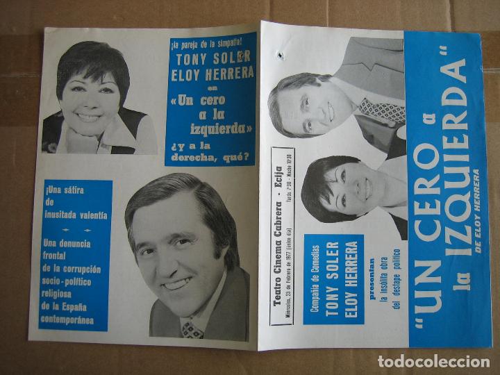 Carteles espect&aacute;culos: Antiguo programa de teatro de variedades - Foto 2