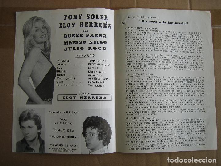 Carteles espect&aacute;culos: Antiguo programa de teatro de variedades - Foto 3