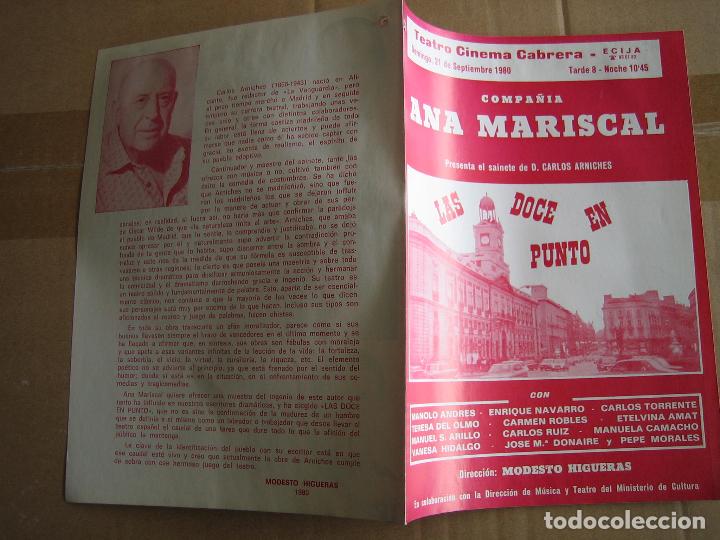 Carteles espect&aacute;culos: Antiguo programa de teatro de variedades - Foto 2