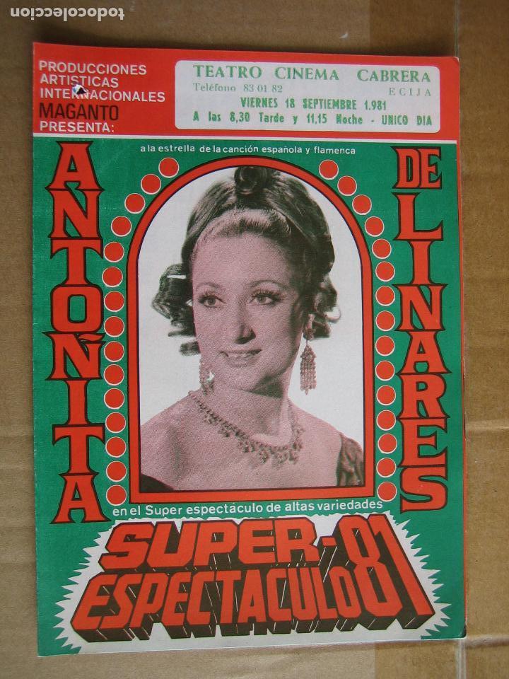 Carteles espect&aacute;culos: Antiguo programa de teatro de variedades - Foto 1