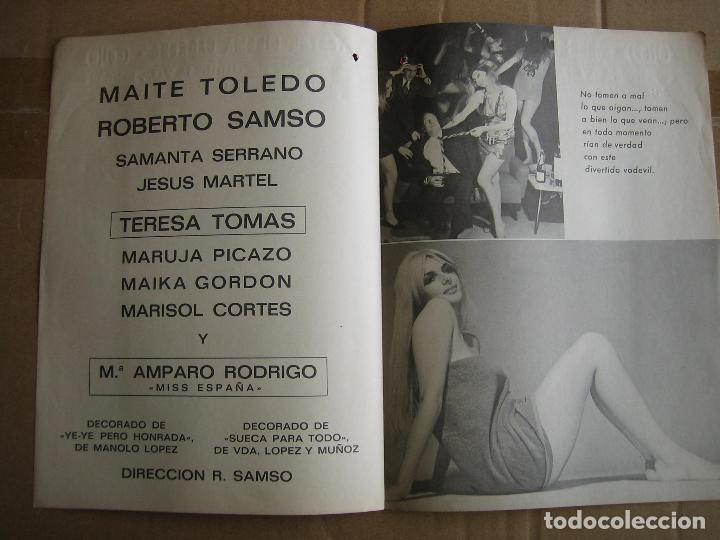 Carteles espect&aacute;culos: Antiguo programa de teatro de variedades - Foto 2