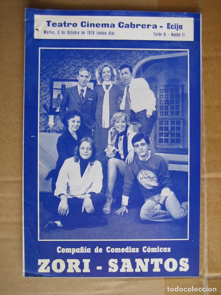 Carteles espect&aacute;culos: Antiguo programa de teatro de variedades - Foto 1