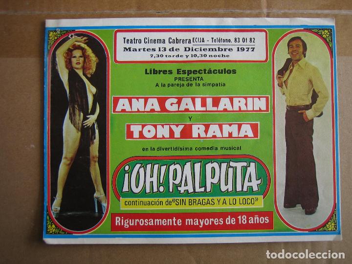 Carteles espect&aacute;culos: Antiguo programa de teatro de variedades - Foto 1