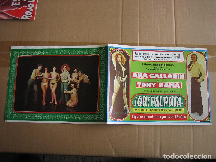 Carteles espect&aacute;culos: Antiguo programa de teatro de variedades - Foto 3