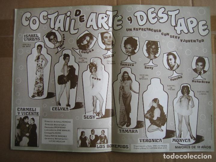 Carteles espect&aacute;culos: Antiguo programa de teatro de variedades - Foto 2