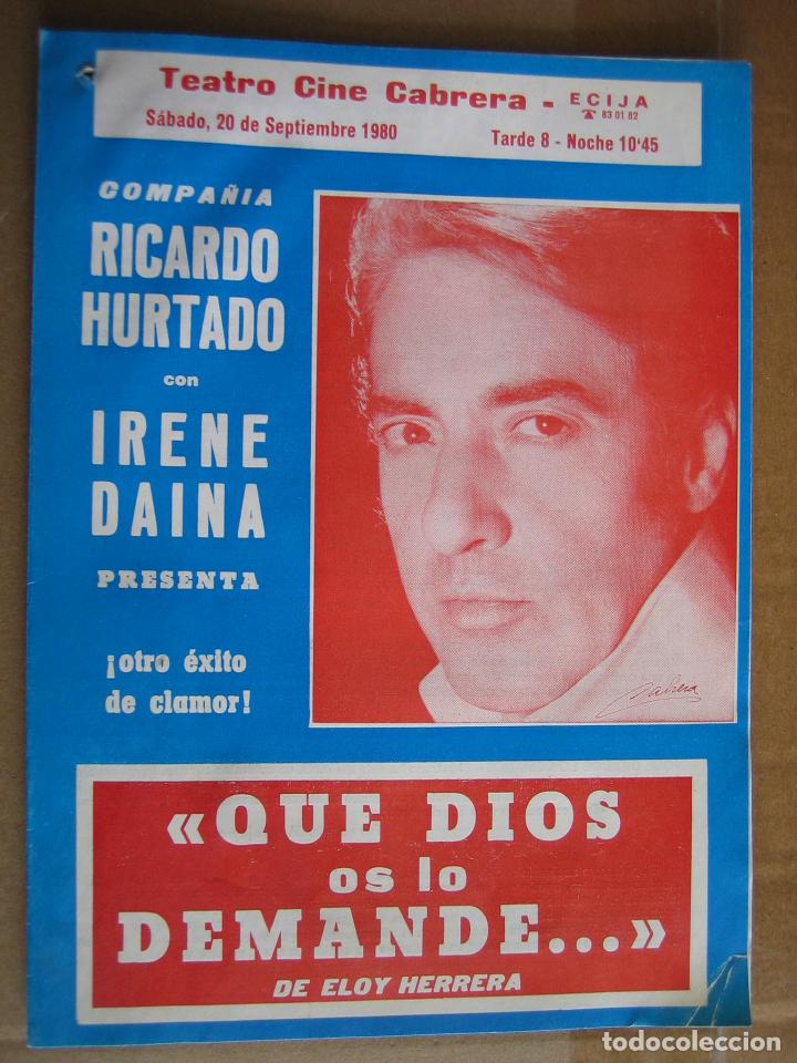 Carteles espect&aacute;culos: Antiguo programa de teatro de variedades - Foto 1