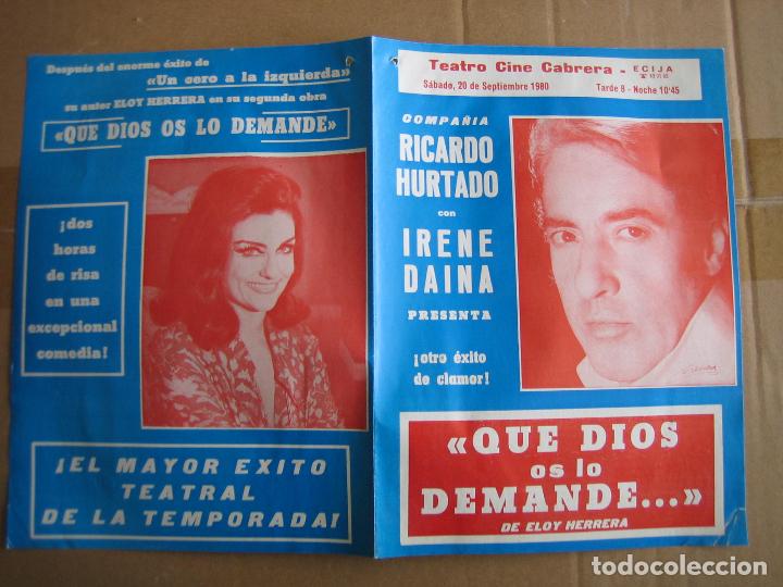 Carteles espect&aacute;culos: Antiguo programa de teatro de variedades - Foto 3