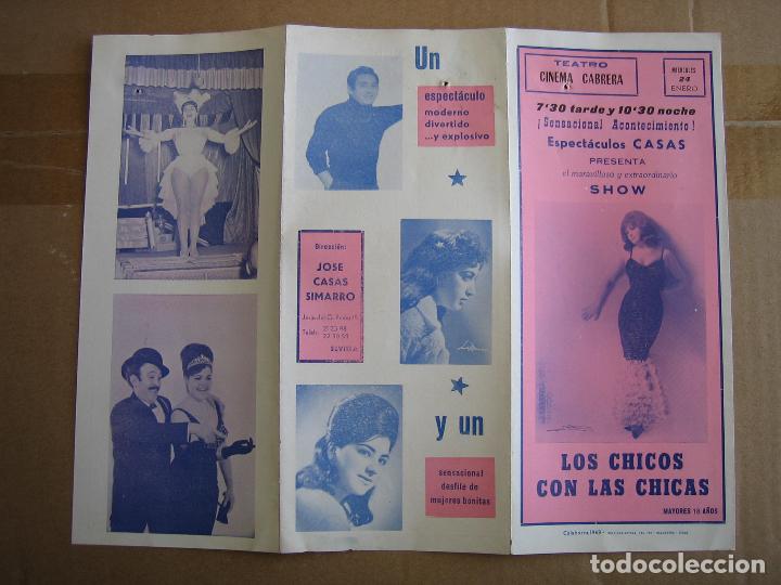 Carteles espect&aacute;culos: Antiguo programa de teatro de variedades - Foto 2