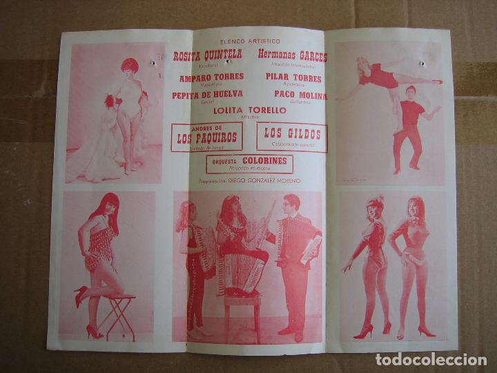 Carteles espect&aacute;culos: Antiguo programa de teatro de variedades - Foto 3
