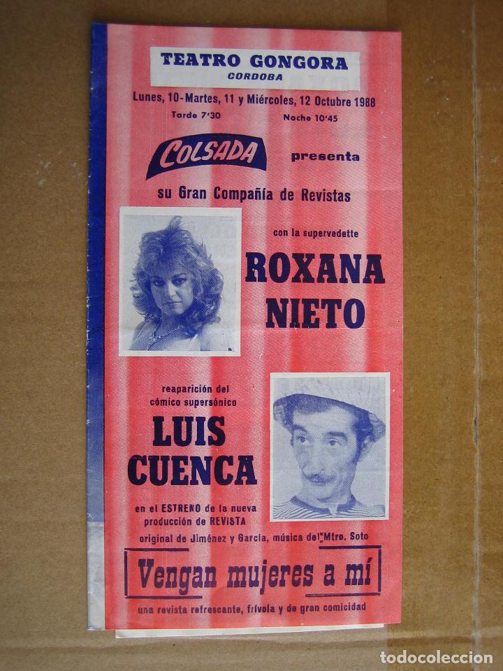 Carteles espect&aacute;culos: Antiguo programa de teatro de variedades - Foto 1