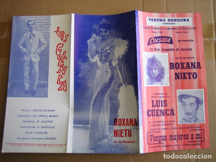 Carteles espect&aacute;culos: Antiguo programa de teatro de variedades - Foto 3