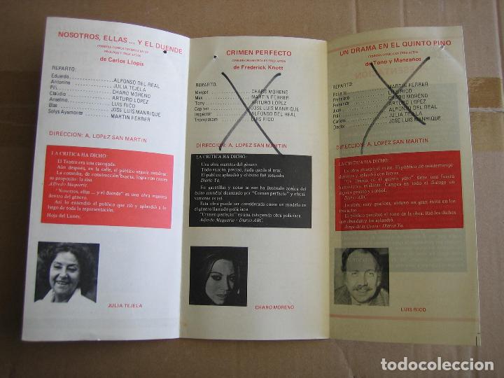 Carteles espect&aacute;culos: Antiguo programa de teatro de variedades - Foto 3