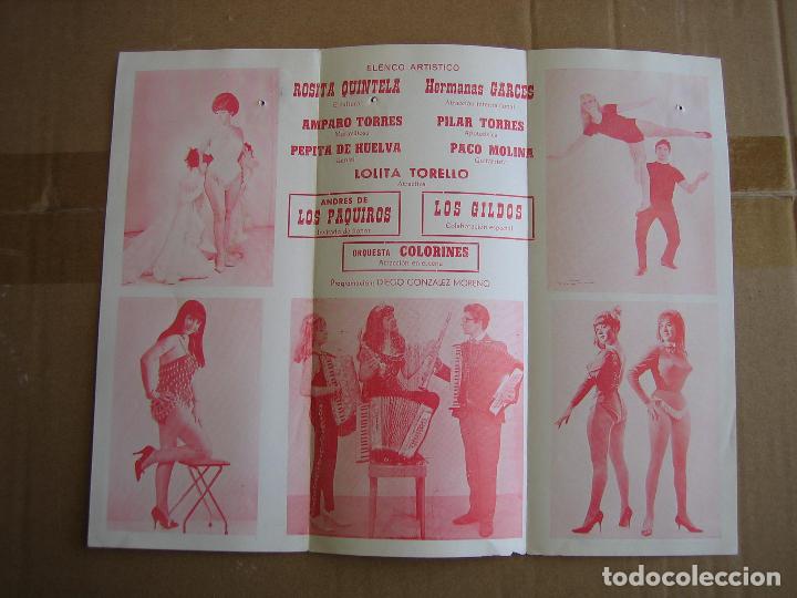 Carteles espect&aacute;culos: Antiguo programa de teatro de variedades - Foto 2