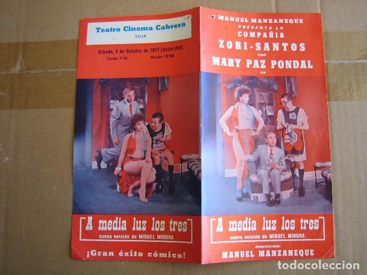 Carteles espect&aacute;culos: Antiguo programa de teatro de variedades - Foto 3