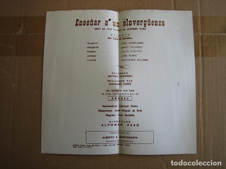 Carteles espect&aacute;culos: Antiguo programa de teatro de variedades - Foto 2
