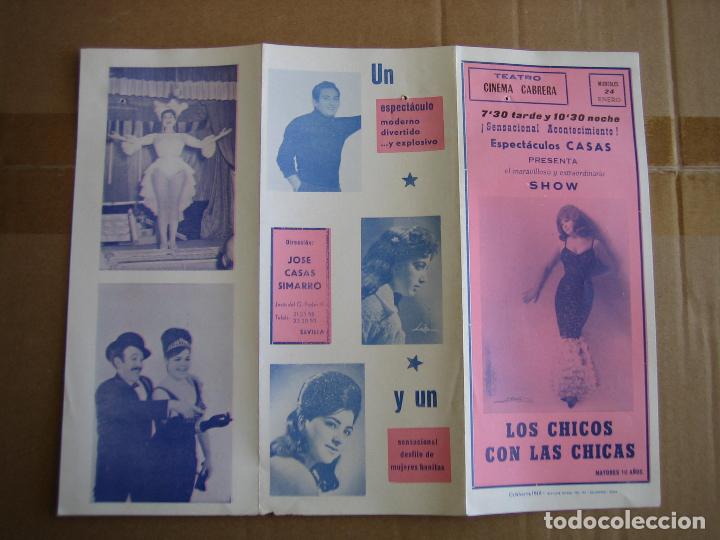 Carteles espect&aacute;culos: Antiguo programa de teatro de variedades - Foto 2