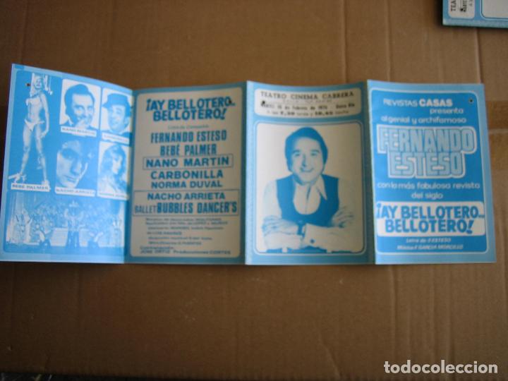 Carteles espect&aacute;culos: Antiguo programa de teatro de variedades - Foto 3