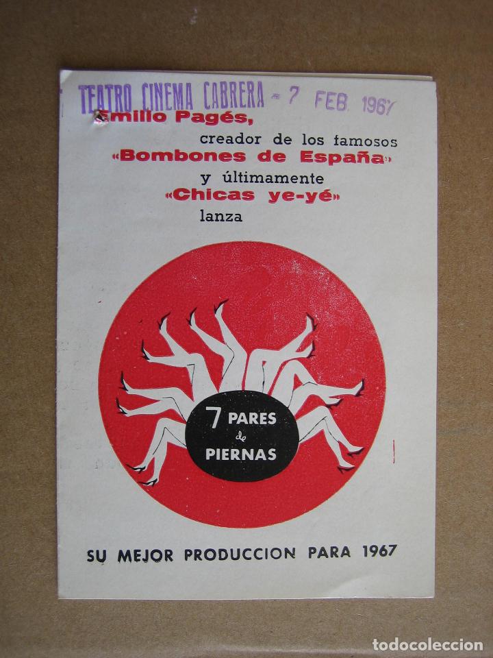 Carteles espect&aacute;culos: Antiguo programa de teatro de variedades - Foto 1