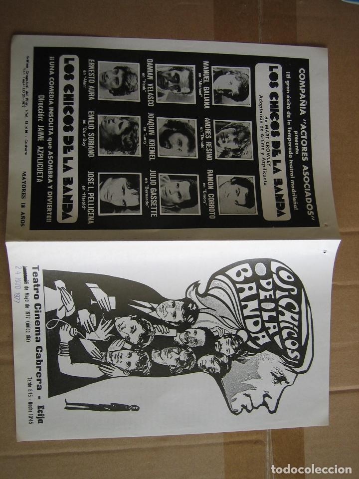 Carteles espect&aacute;culos: Antiguo programa de teatro de variedades - Foto 3