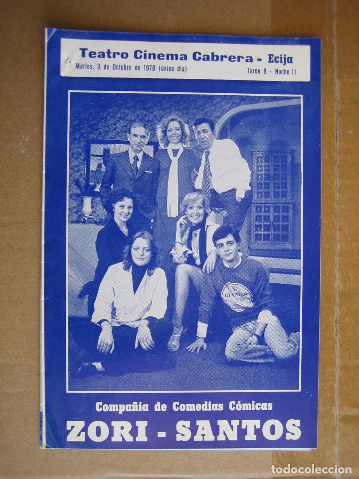 Carteles espect&aacute;culos: Antiguo programa de teatro de variedades - Foto 1