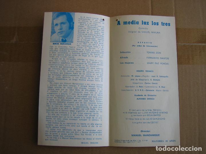 Carteles espect&aacute;culos: Antiguo programa de teatro de variedades - Foto 3