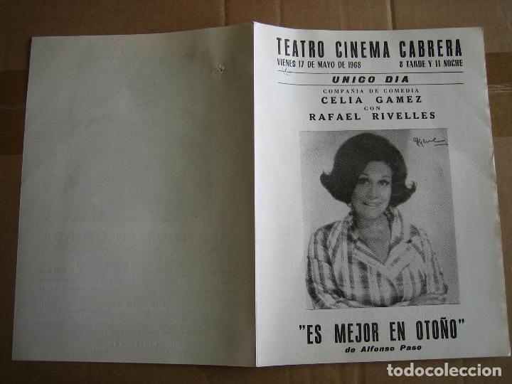 Carteles espect&aacute;culos: Antiguo programa de teatro de variedades - Foto 2
