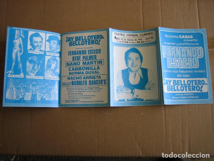Carteles espect&aacute;culos: Antiguo programa de teatro de variedades - Foto 2