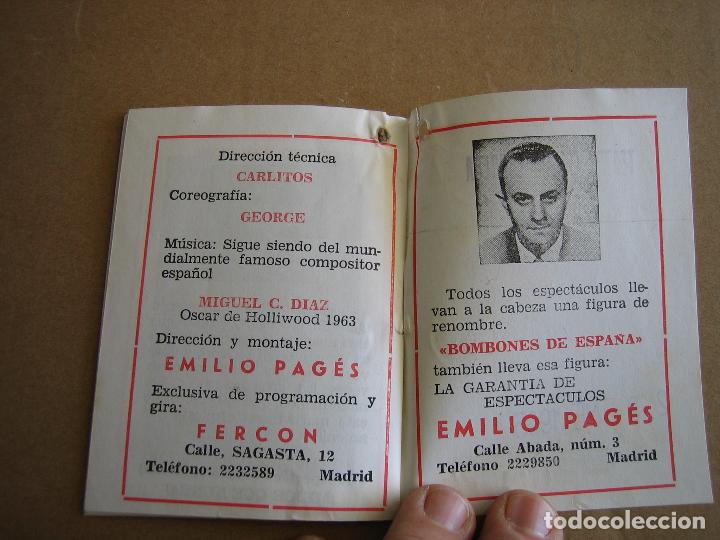 Carteles espect&aacute;culos: Antiguo programa de teatro de variedades - Foto 6