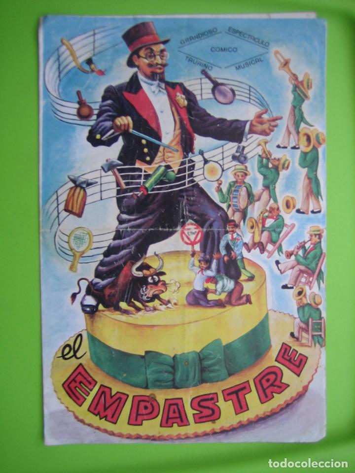 Carteles espect&aacute;culos: Programa de circo El Empastre 1979 - Foto 1
