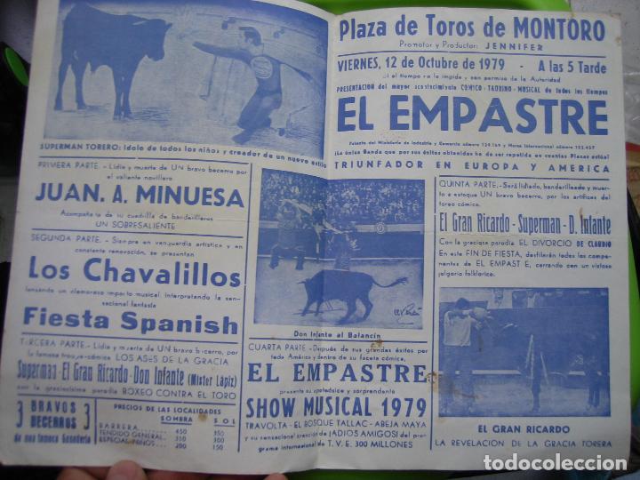 Carteles espect&aacute;culos: Programa de circo El Empastre 1979 - Foto 2
