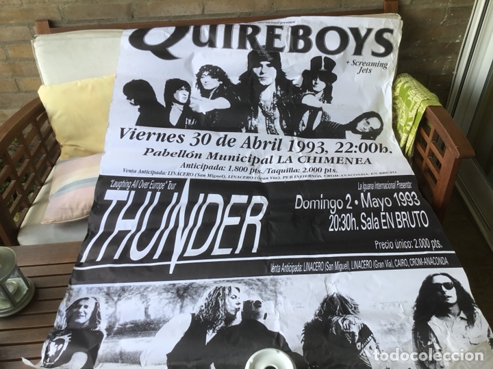 Carteles espect&aacute;culos: Quireboys , concierto 1993 - Foto 1